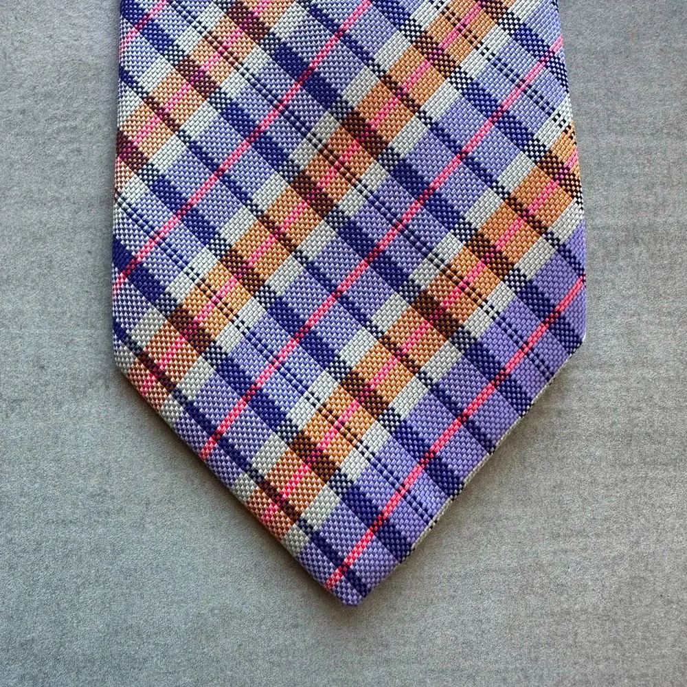 DRAKES for Paul Stuart Multi-Colored Silk Tie